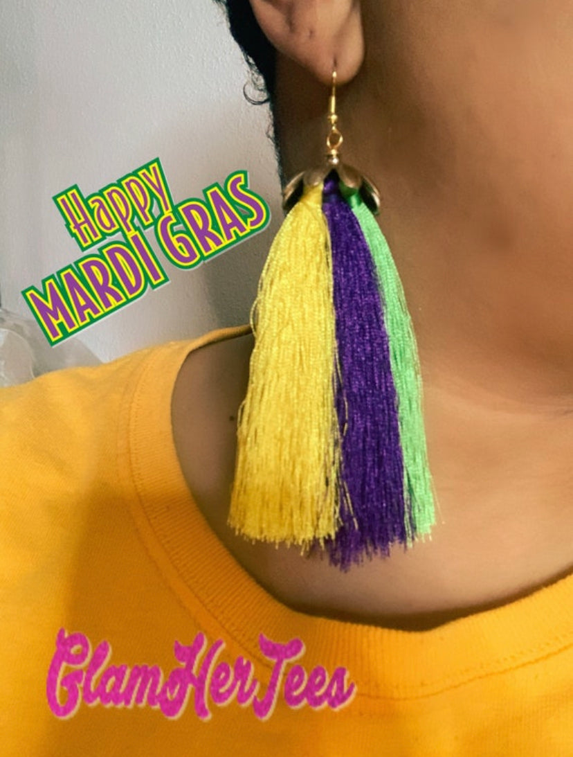 Mardi gras earrings on sale wholesale