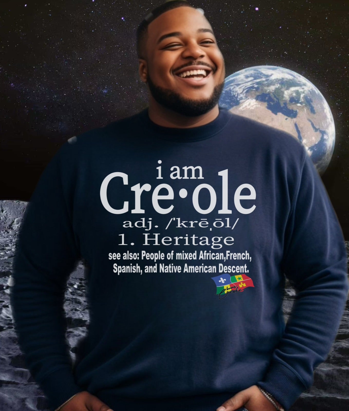 I am Creole Crewneck Sweatshirt