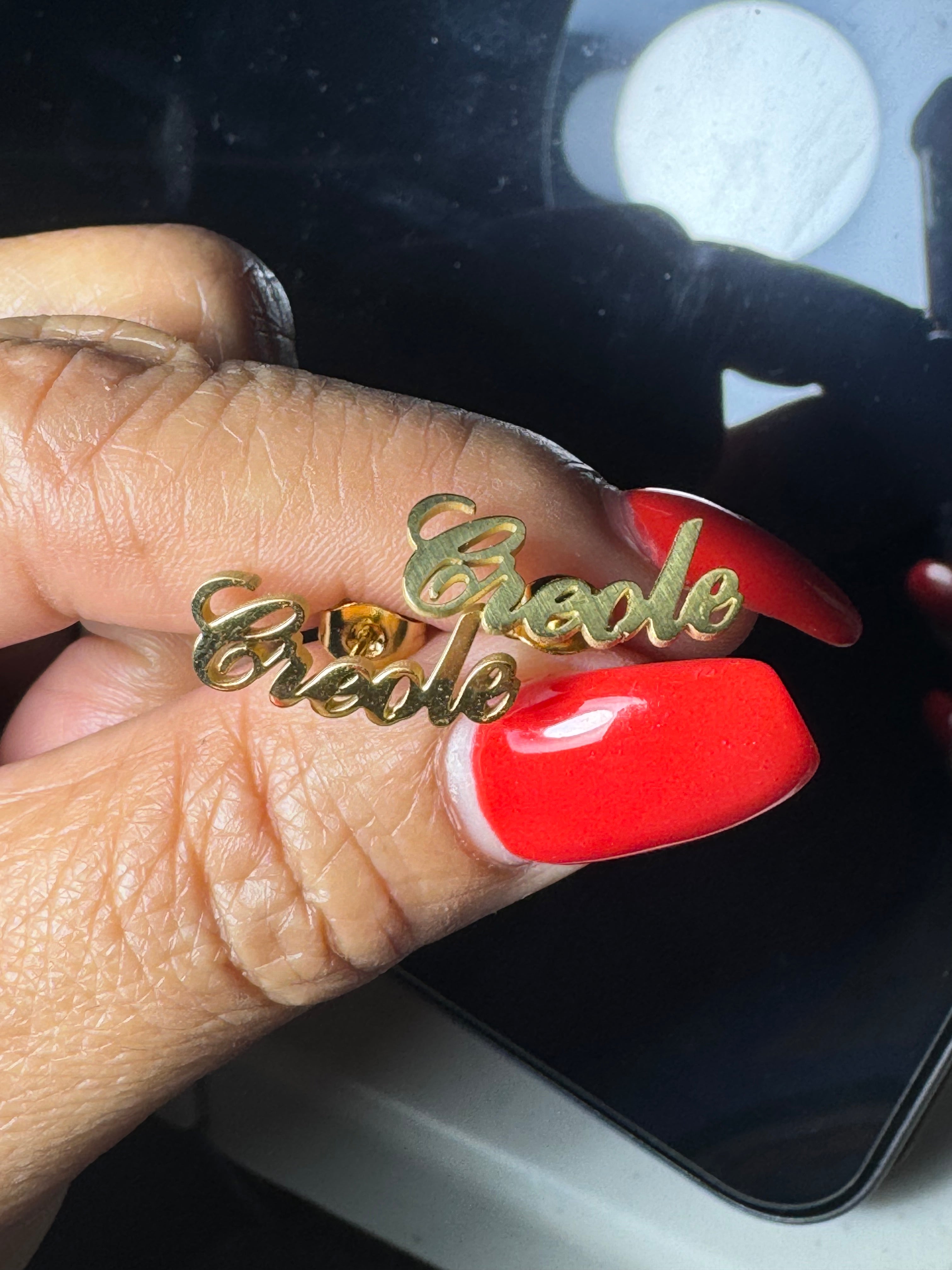 Creole Stud Earrings