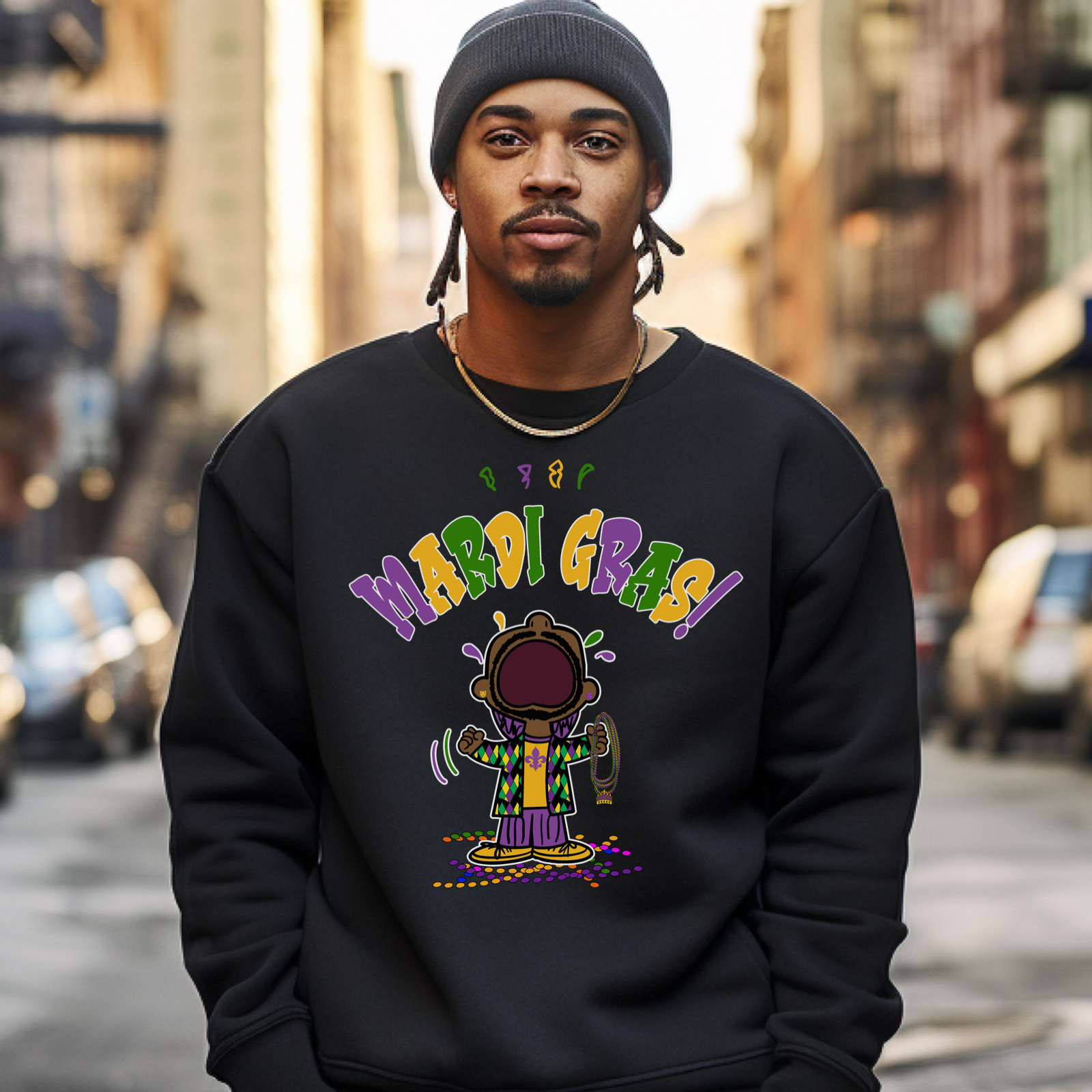 Mardi Gras !!! Sweatshirt