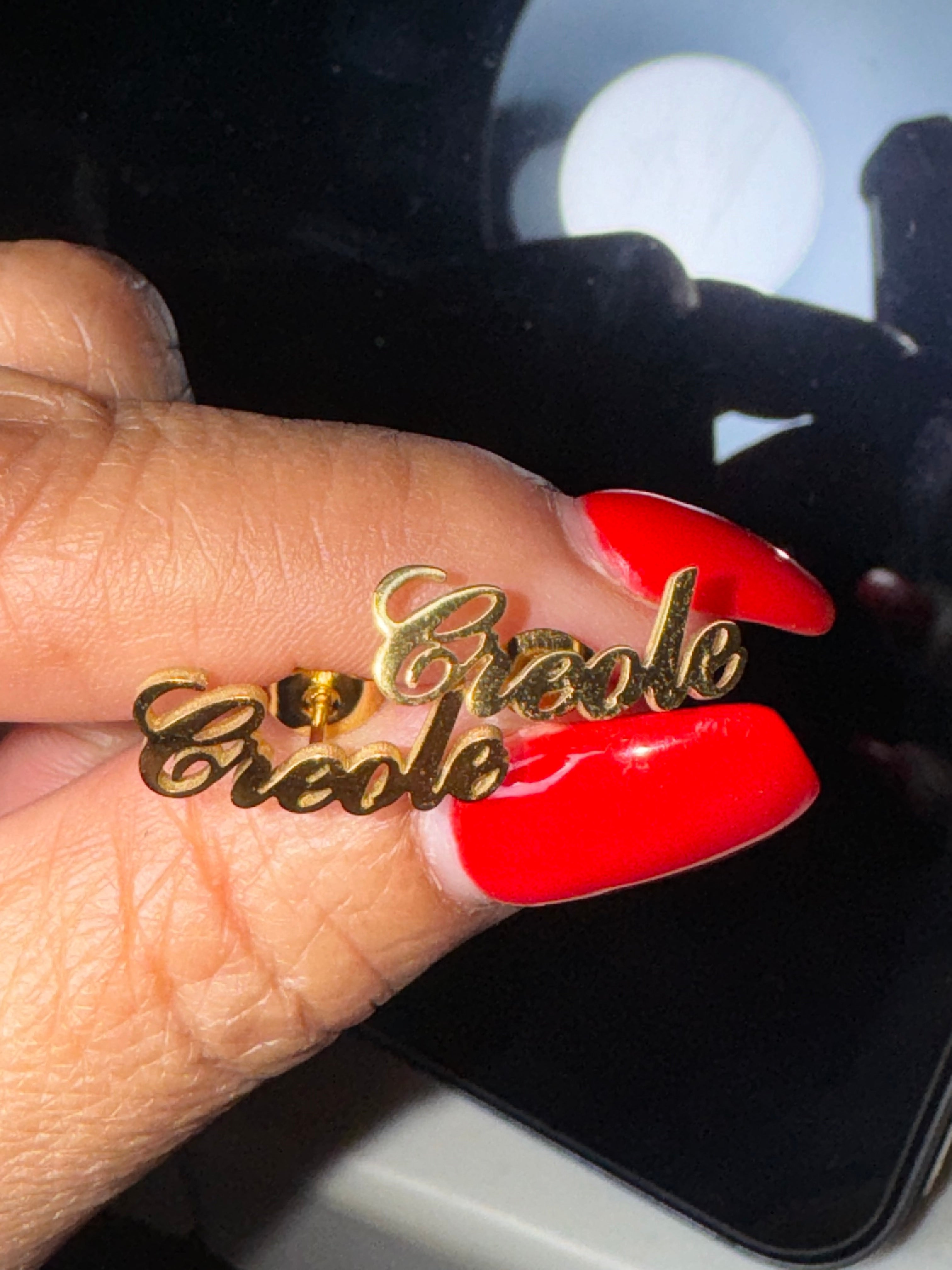 Creole Stud Earrings