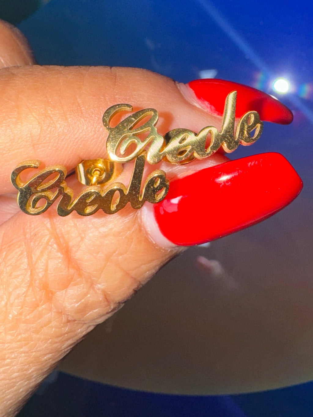 Creole Stud Earrings