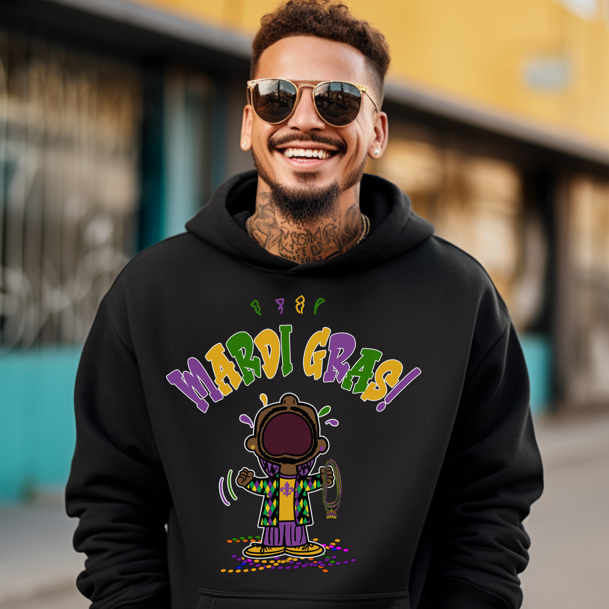 Mardi Gras !!! Hoodie