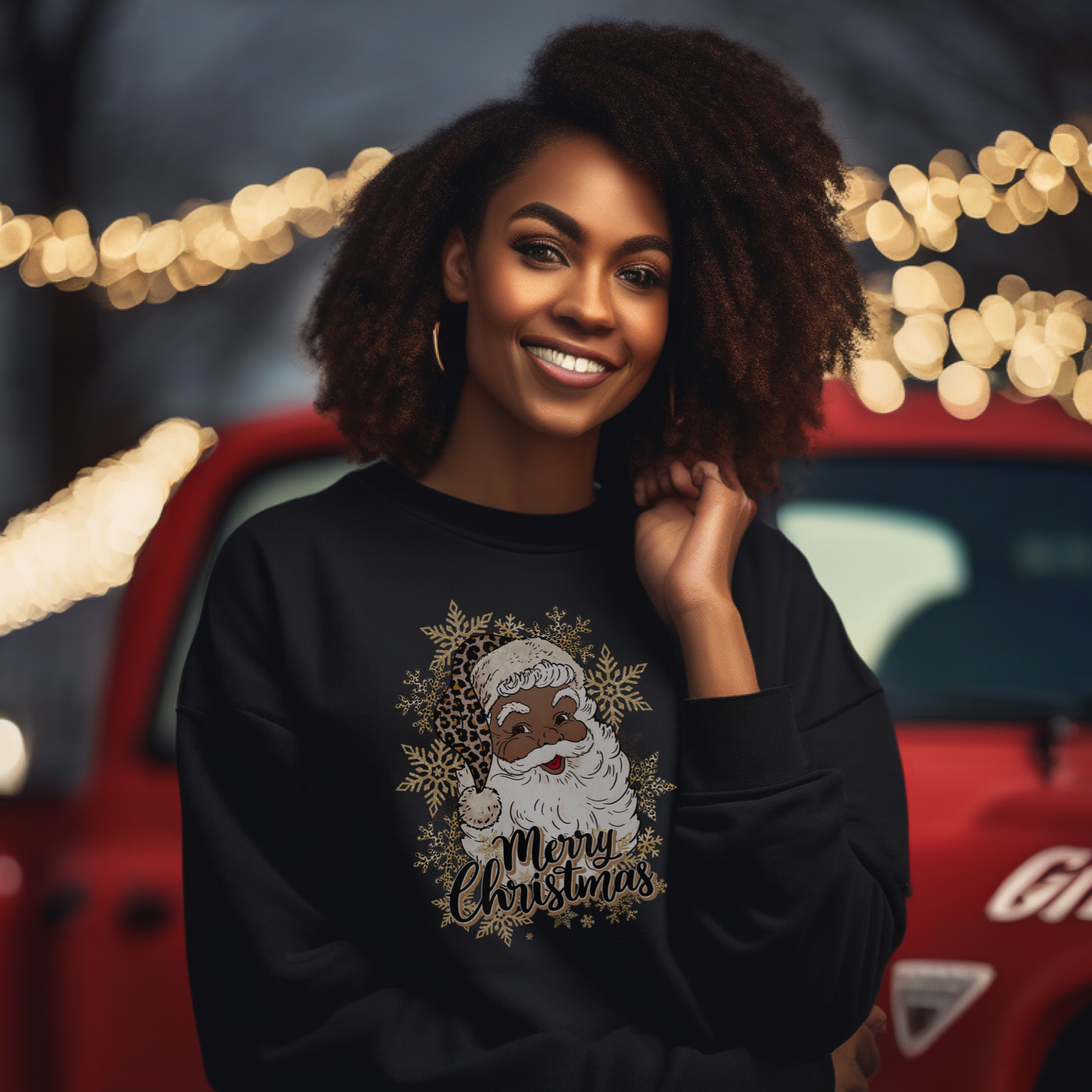 Happy Santa Sweatshirts