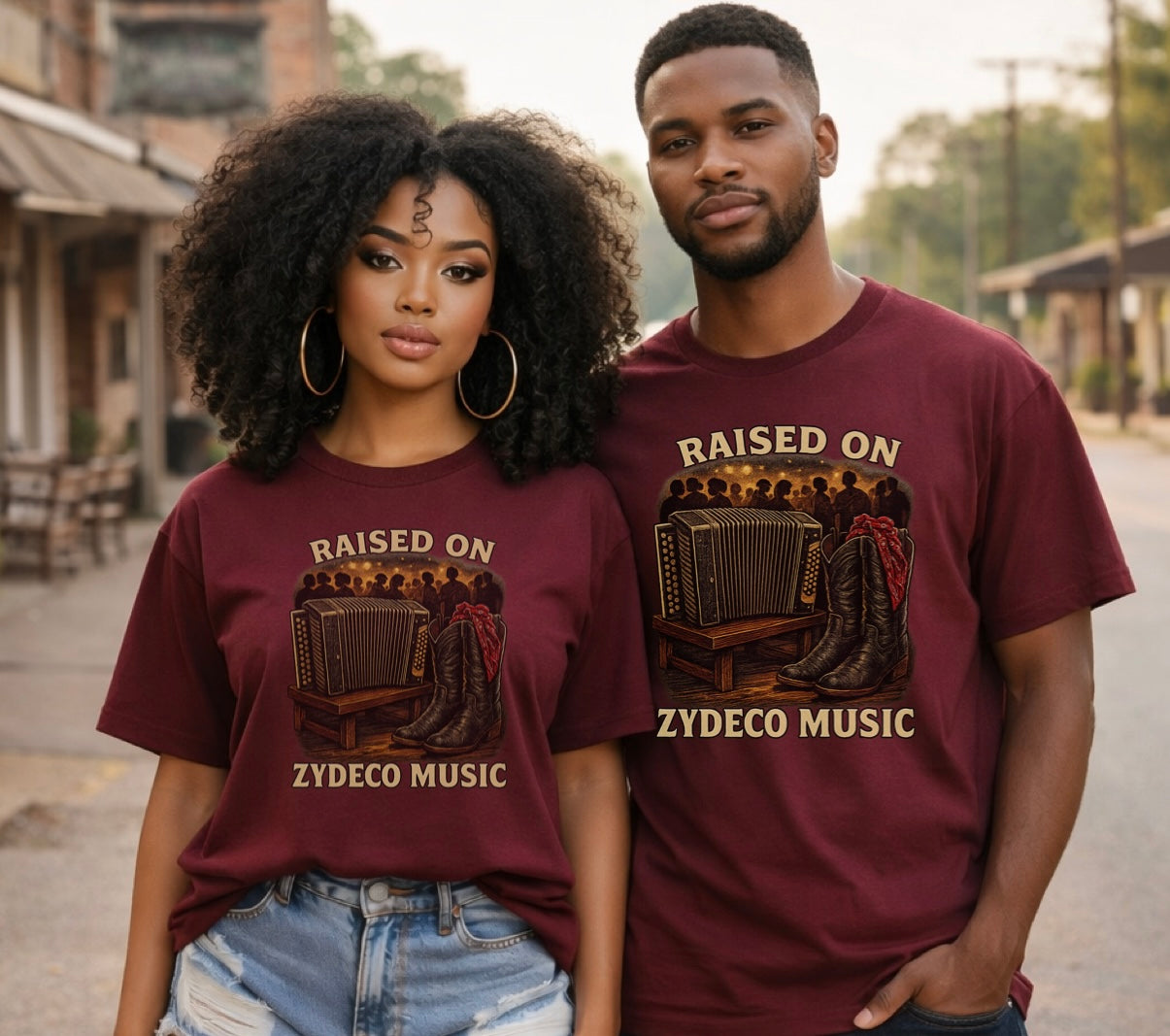 Raised on Zydeco Music T-Shirt