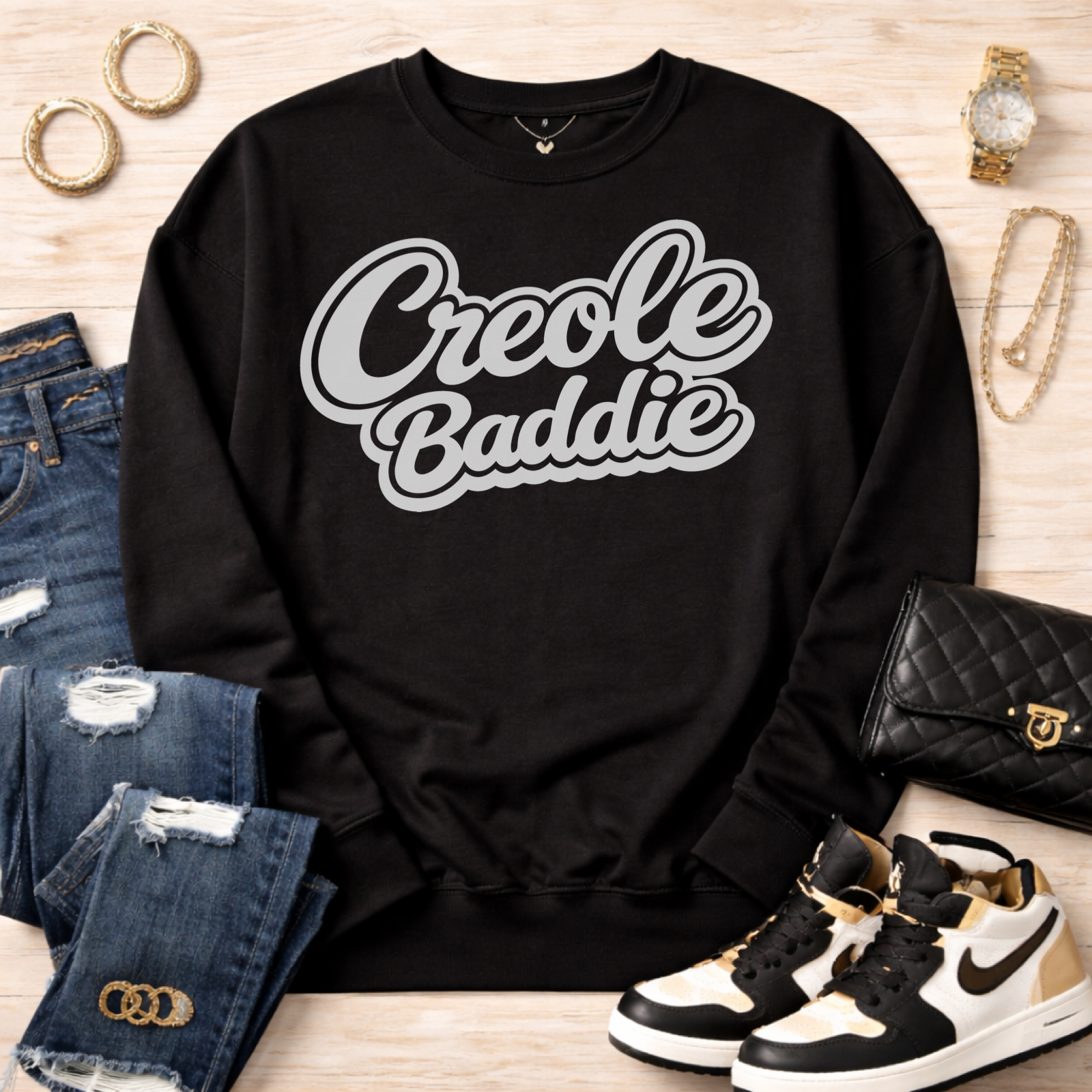 Creole Baddie Sweatshirt