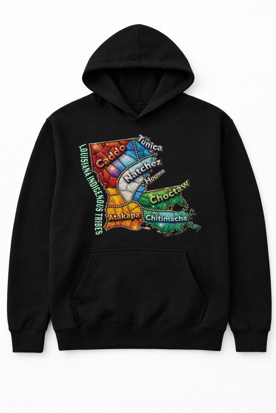 Louisiana Indigenous Tribes Hoodie – BEING CREOLE
