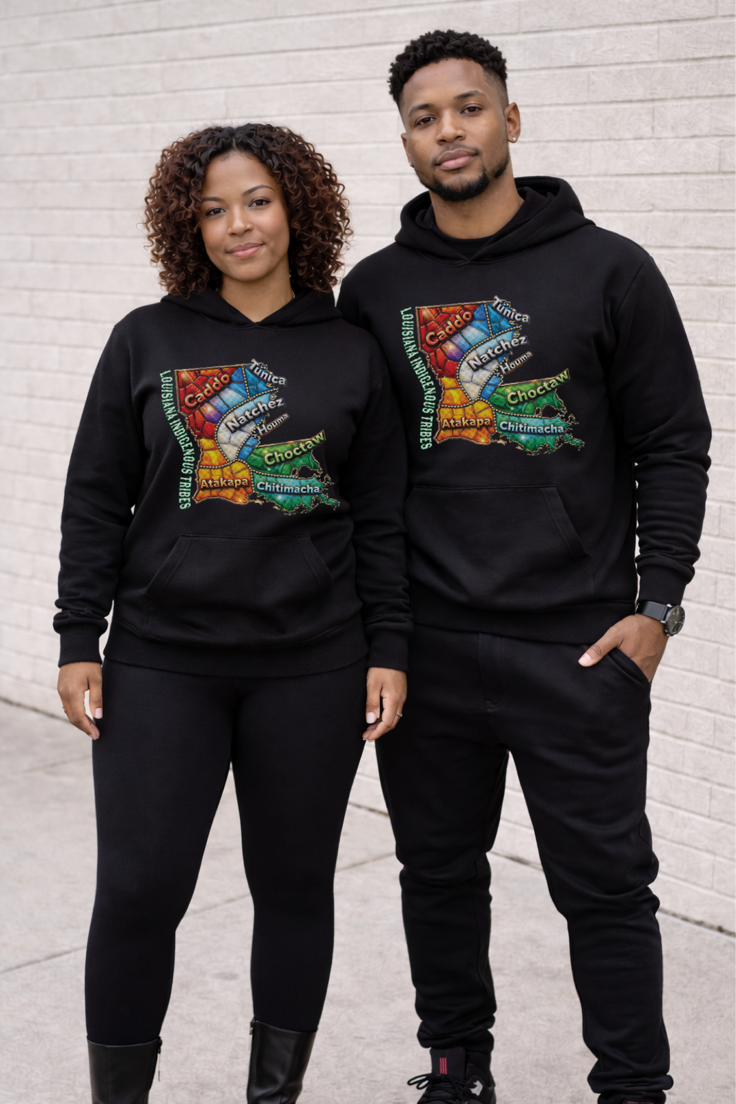 Louisiana Indigenous Tribes Hoodie – BEING CREOLE