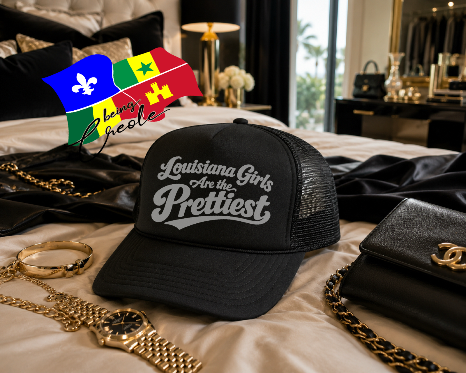 Creole Girls Are the Prettiest Trucker Hat