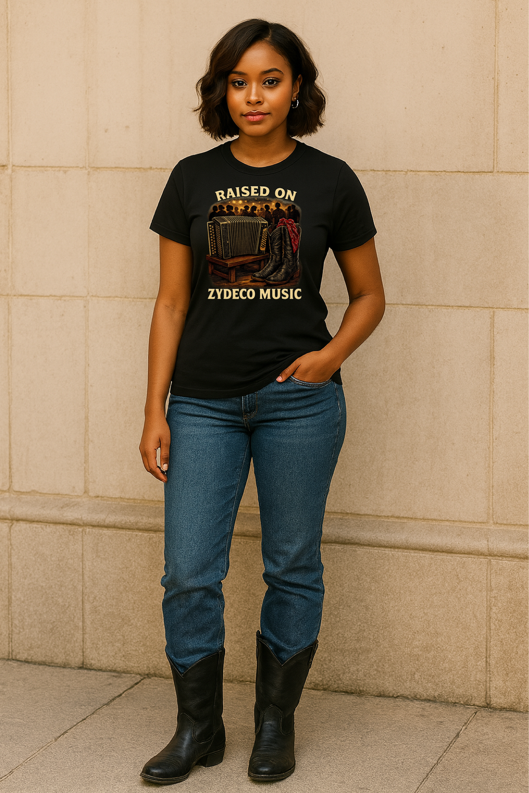 Raised on Zydeco Music T-Shirt