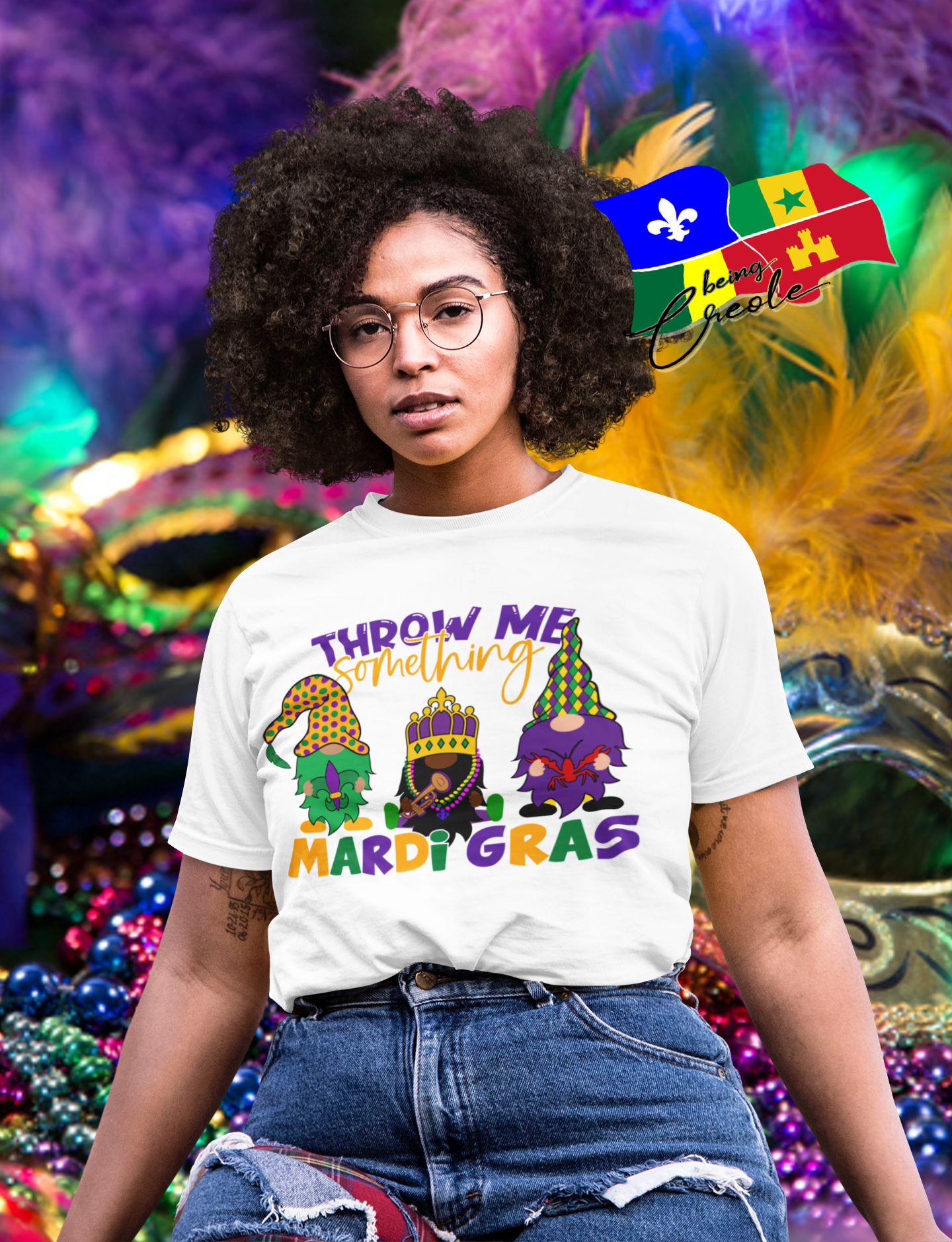 Gnomes Mardi Gras T-Shirt