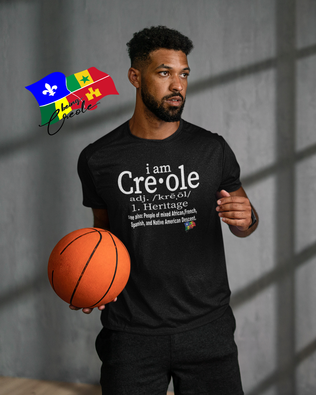 i am Creole Definition Tee