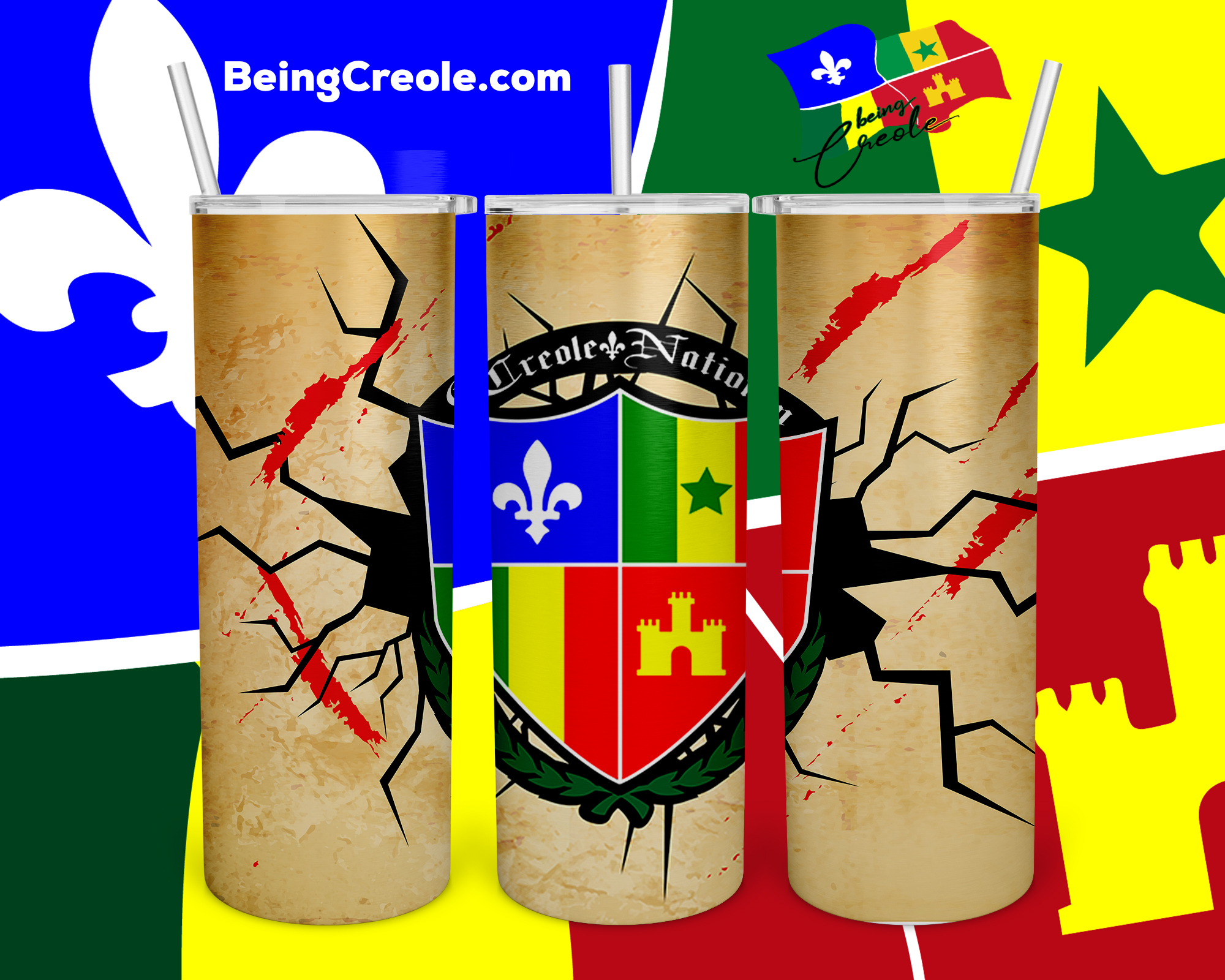 Creole Nation Drink Tumbler
