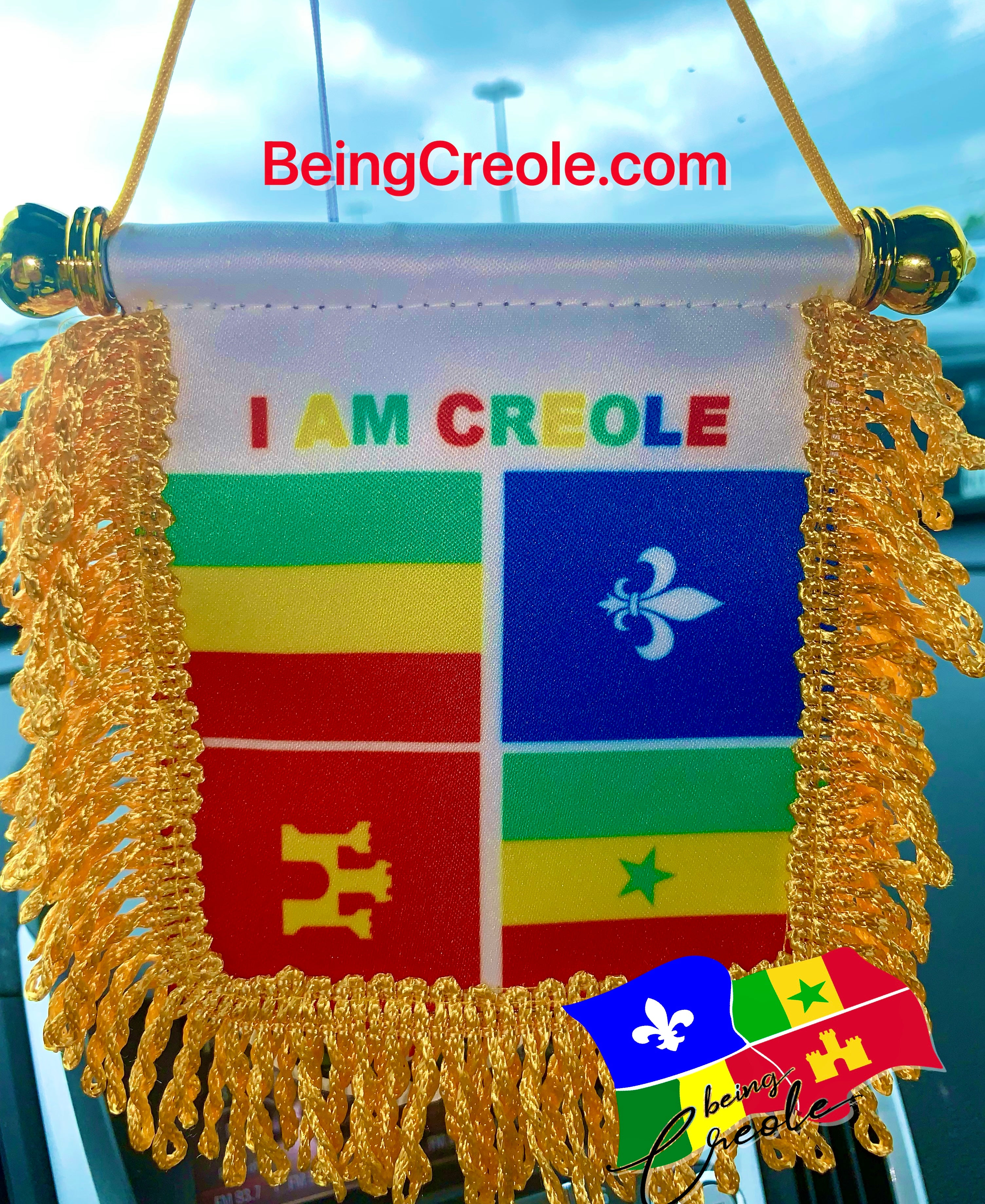 I Am Creole Mini Flag *Free shipping