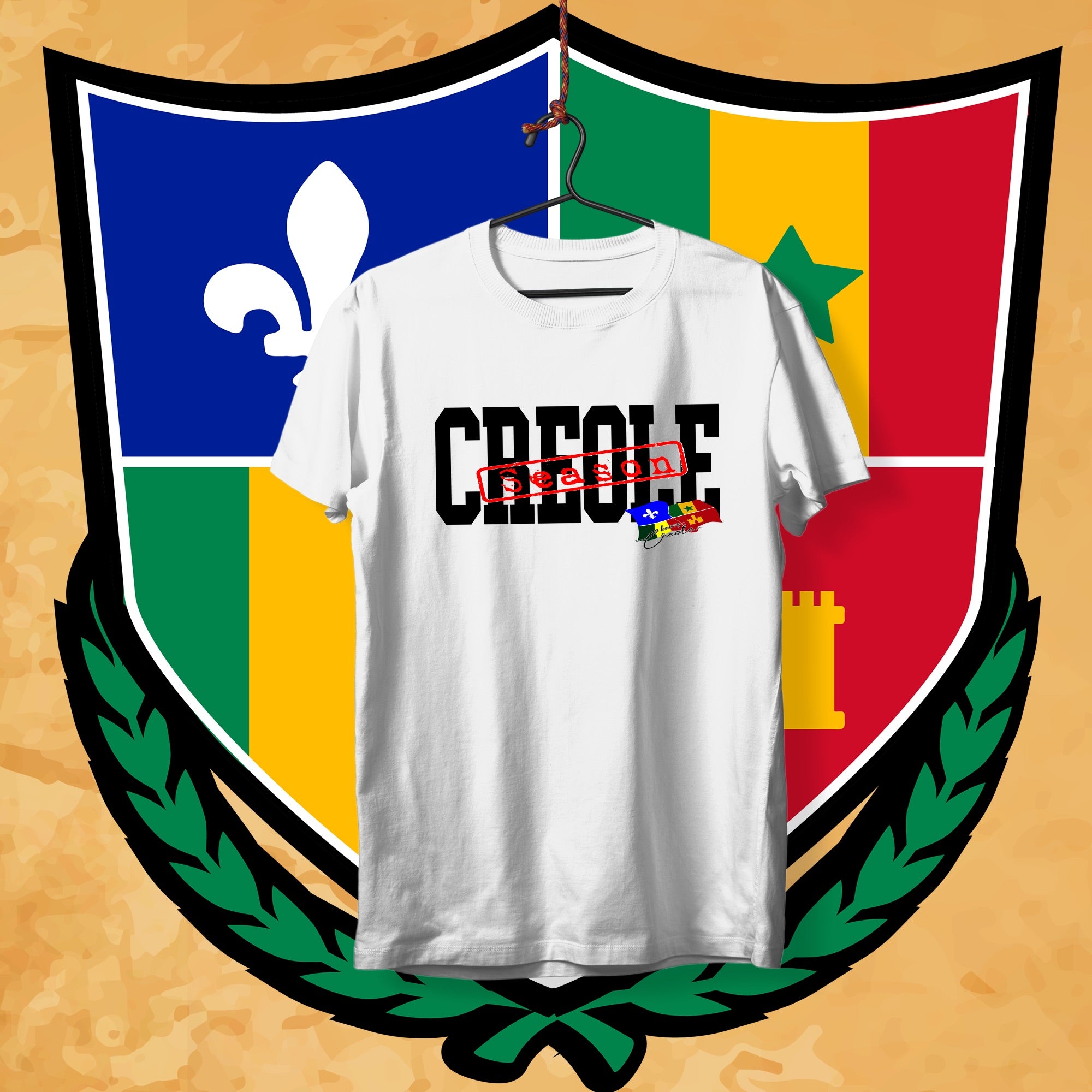 Creole Woman Louisiana Cultural Flag' Women's T-Shirt