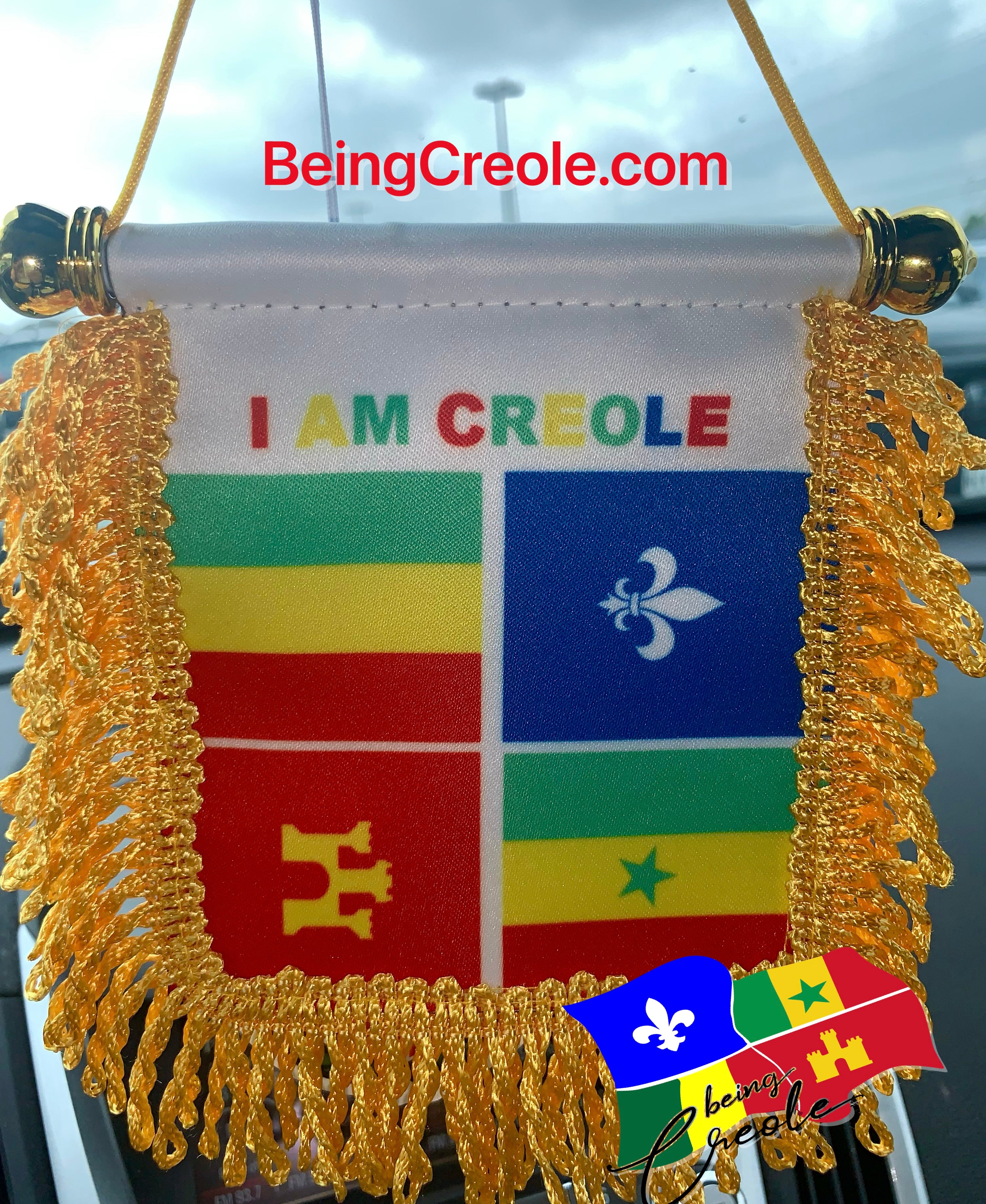 I Am Creole Mini Flag *Free shipping