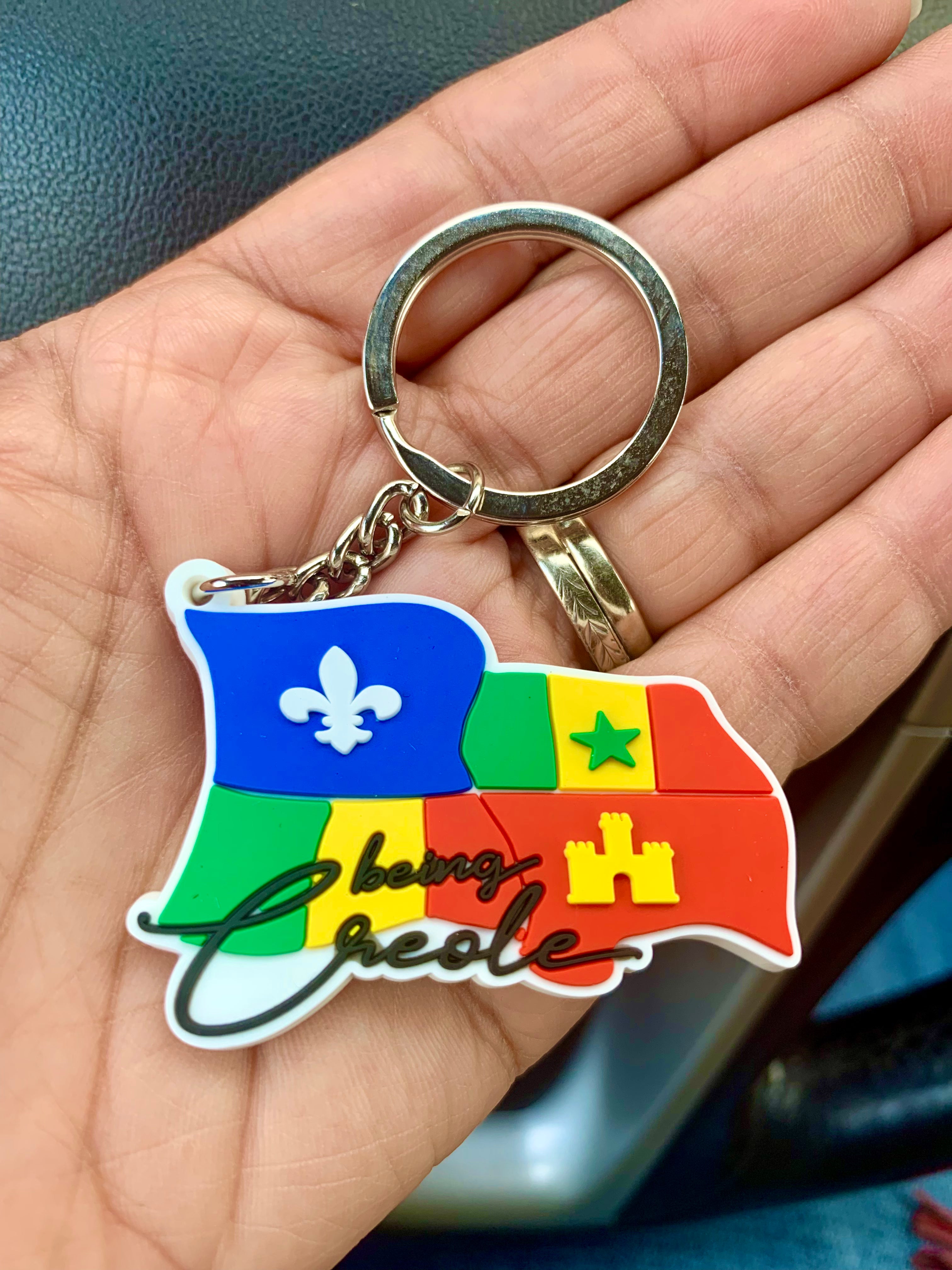 Custom Being Creole 3D Keychain