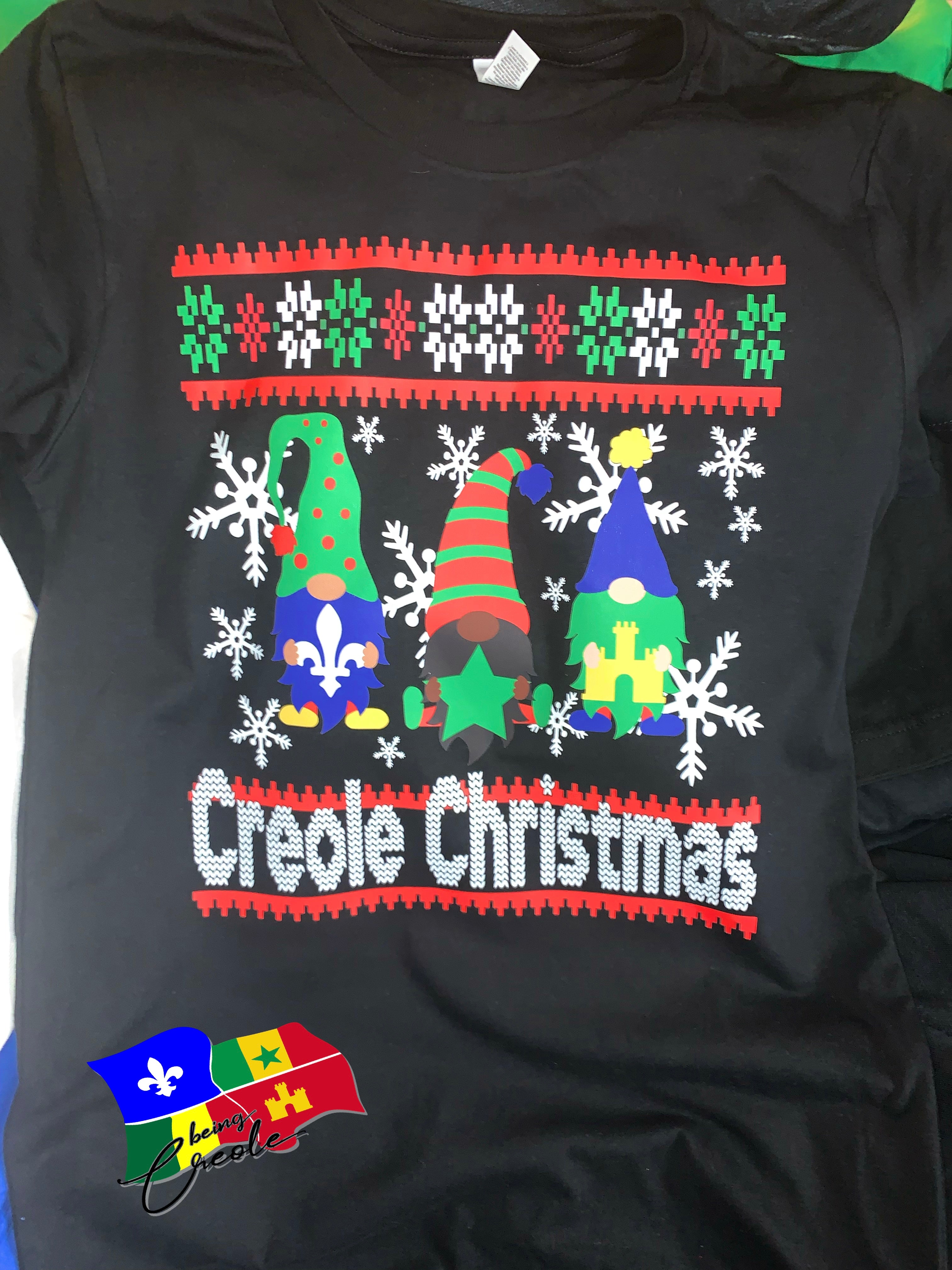 Creole Christmas Gnomes T-Shirt